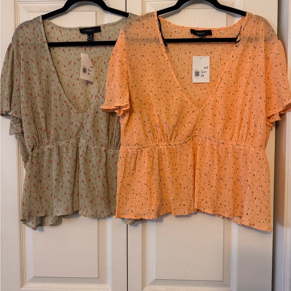 2 - Forever 21 Plus Floral Blouse